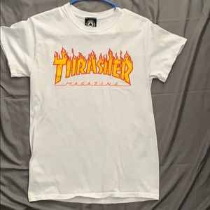 Thrasher Graphic White Tee